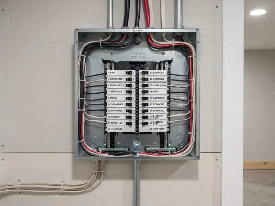 Aperçu visuel du site modèle Électricité Étincelle