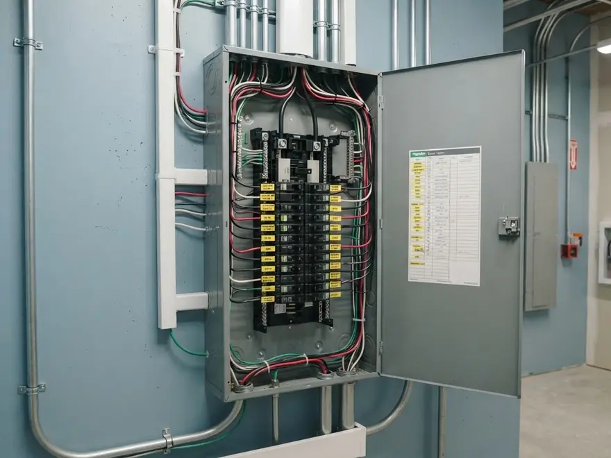Aperçu visuel du site modèle Électricité Lumen